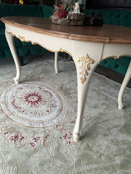 Masuta ovala lemn masiv medel deosebit