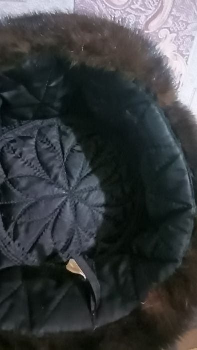 Шапка норковая. Мужская