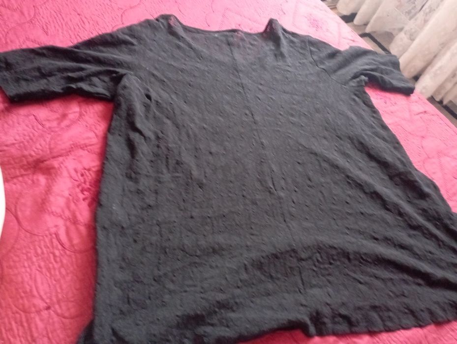 черно дантелено парео