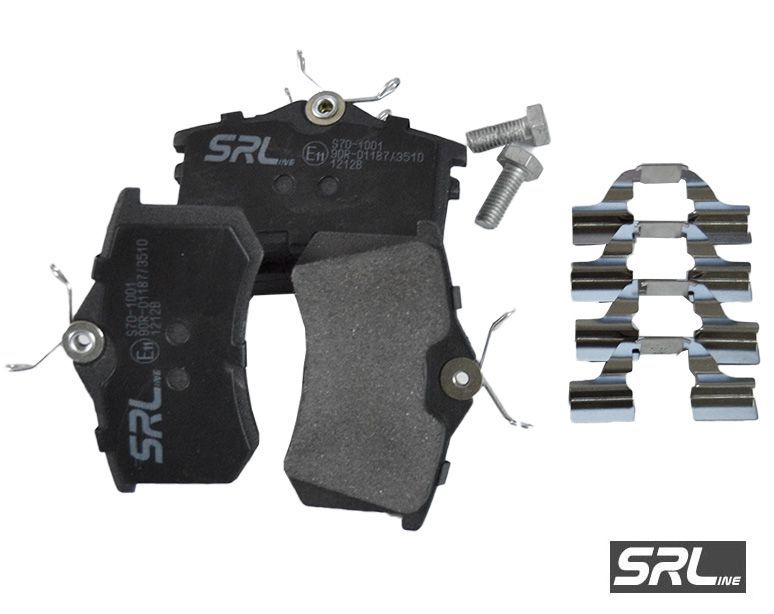 Placute frana SRLine punte spate Skoda fabia, octavia , Renault Clio 3, Megane , Modus, Scenic, Ford Galaxy, Seat Fiat Vw Bora, Golf 4, Golf 5, Passat, Opel Crossland X, Citroen C2 C3 C4 C8 DS3 DS4 , Peuge