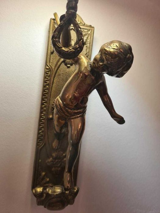 aplice bronz masiv cu ingeras