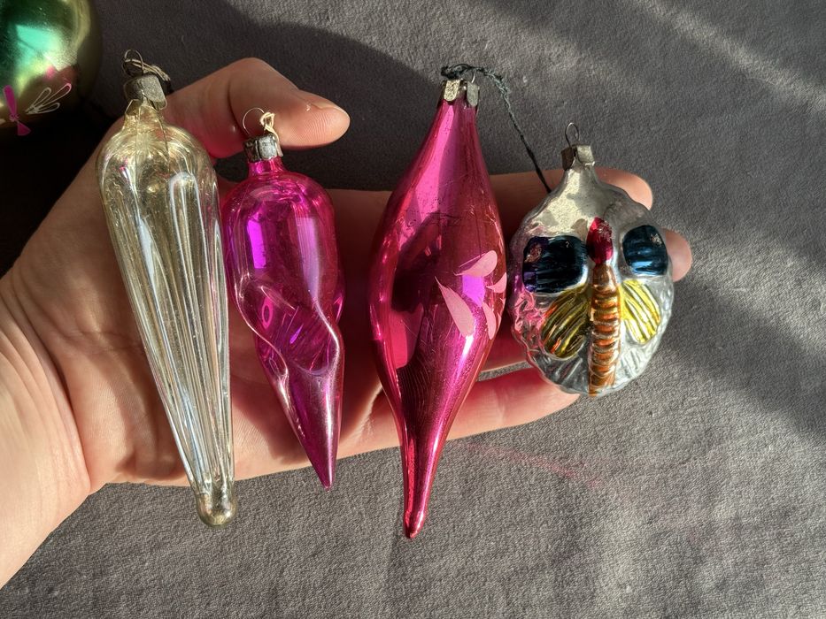 Старые елочные игрушки СССР