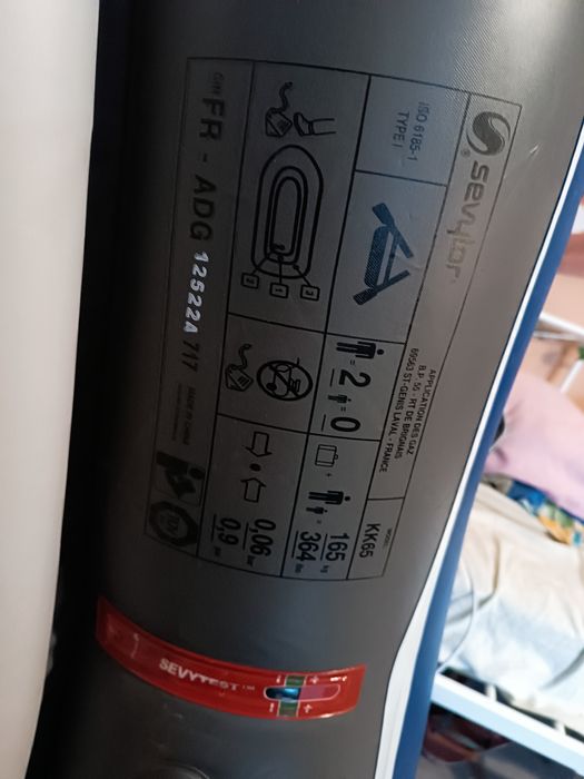 Надуваема лодка Sevylor Caravelle KK65 синя 228x120 см