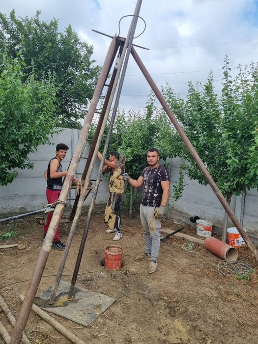 Foraje puturi prelungiri piloni denisipari