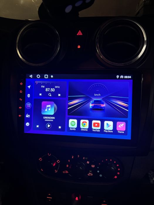 Navigatie Android Dacia Logan/Sandero/Duster 2 AndroidAuto&Carplay