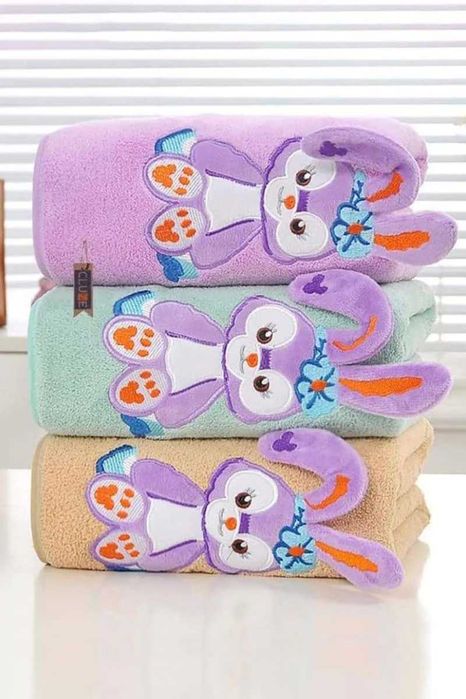 Bolalar momiq sochig‘i 2x1 / Детское полотенце, пушистое, 2х1