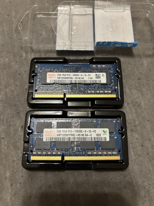 Ram Hynix 2x2 gb ddr3 laptop