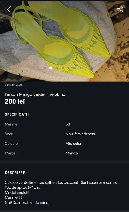 Botine piele nabuc grej 37 Reserved