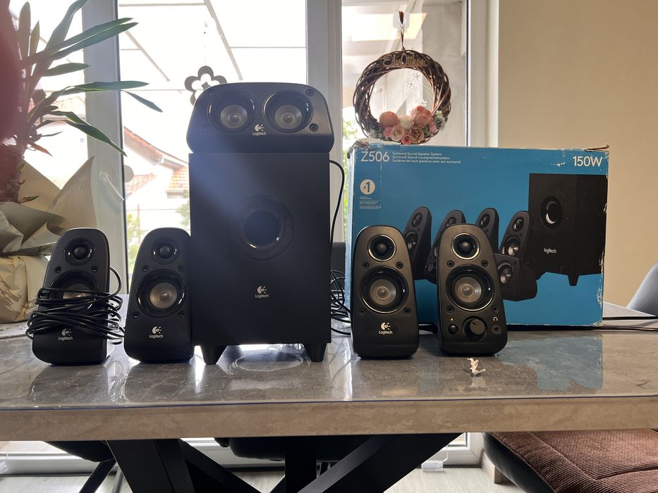 Boxa/System audio Logitech Z506 5.1 Surround Sound Stare foarte bună