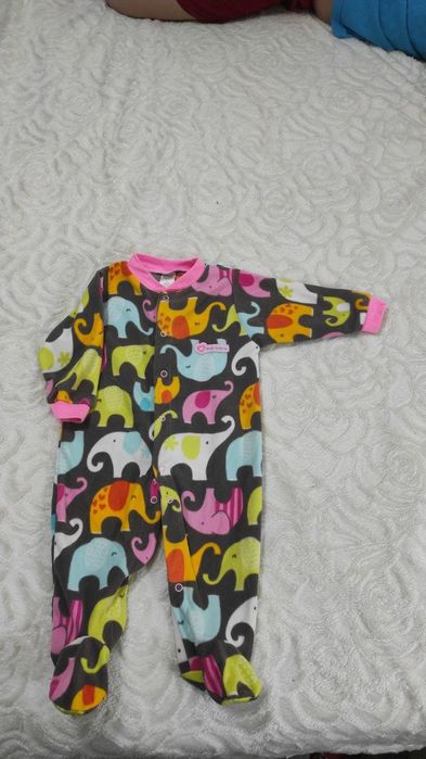 Флисовый слиппер на девочку 6-ти месяцев.