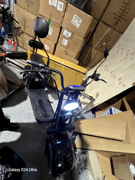 Електрически Скутер Харли,нова 20ah батерия,нови гуми,нови калници