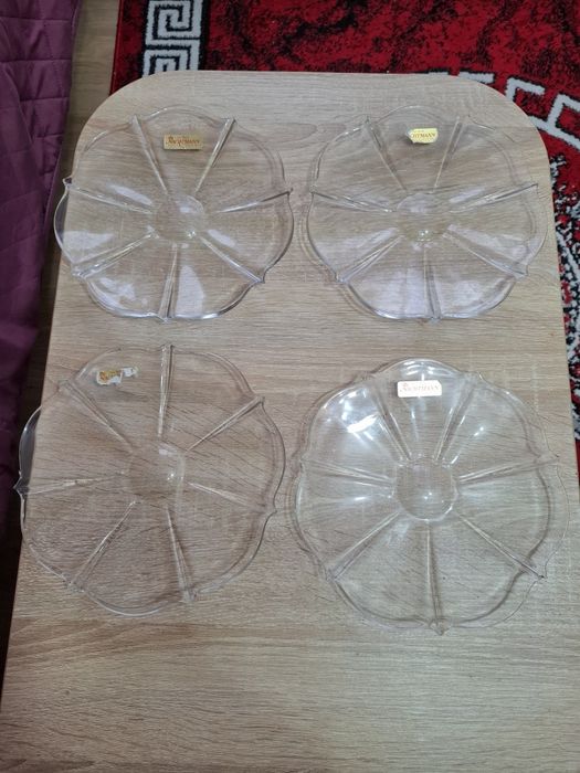Set cristal 4 farfurii/platouri nachtmann germany
