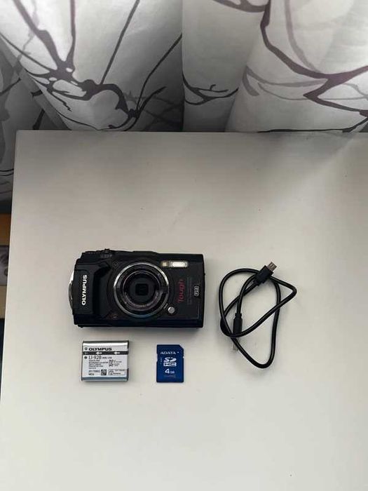 Olympus Tough TG 4K Compact Digital Camera Black