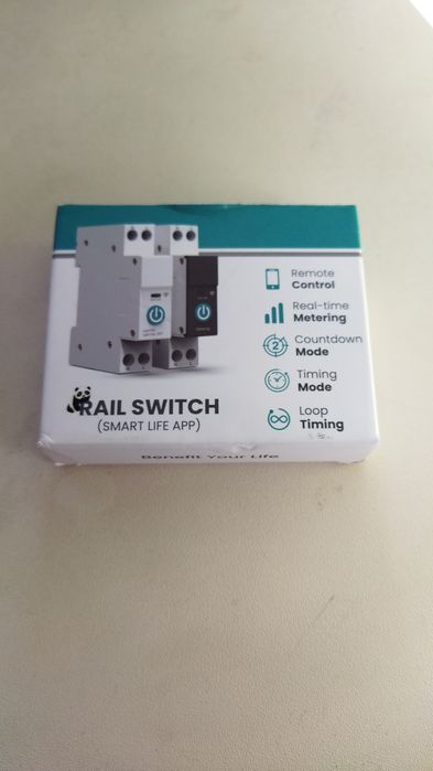 Выключатель однофазный, 10 А, с управлением по WIFI.