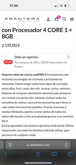 Продам кухонного робота Abantera cooKING 5 Touch Sensitive модель EG-6