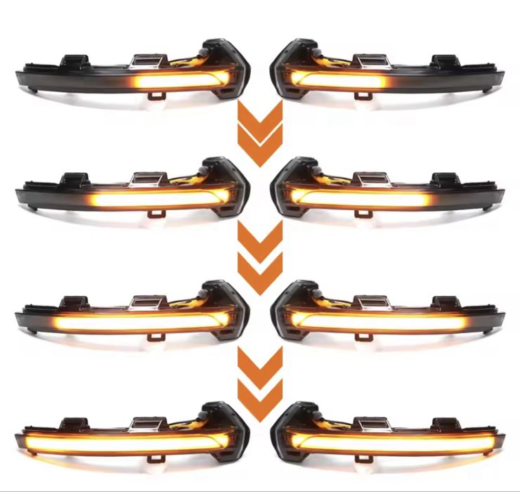 Нови динамични / Dynamic Led мигачи за VW Arteon Passat B8 Golf MK8 R