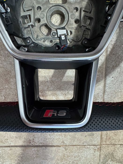 Volan Audi RS Tesit RS6 RS7 C8 Piele Perforata butoane padele RS