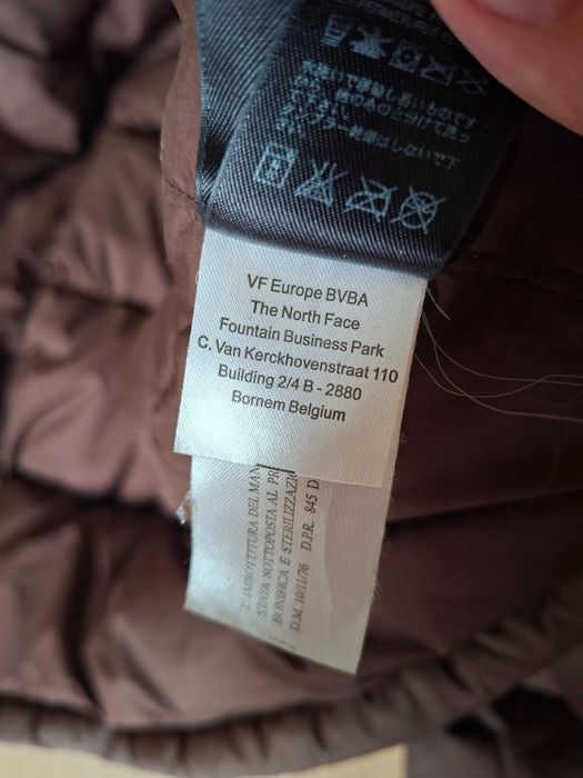 Винтидж Y2K Оригинално яке рр L The North Face Nuptse 700 (Кафяво / Пух)