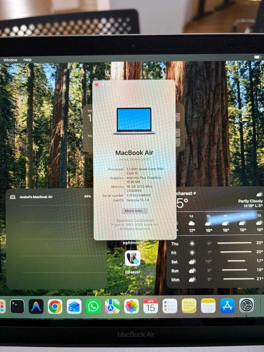 MacBook Air 2020 13 inch Stare Foarte Buna