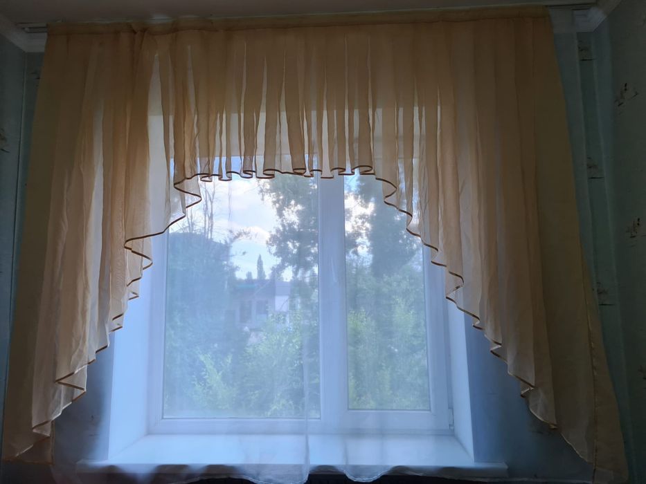 Тюль новые, ручная работа