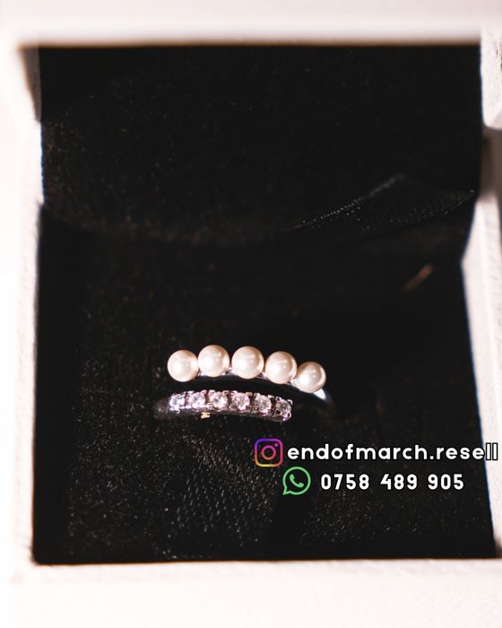 Inel Pandora Pavé Open Ring