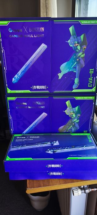 lumini ambientale Govee Wi-Fi Gaming Light Bars Evangelion EVA-01 H6047