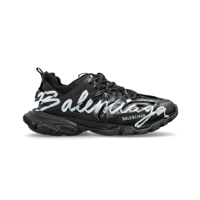 Сникътси Balenciaga Track черни с надписи