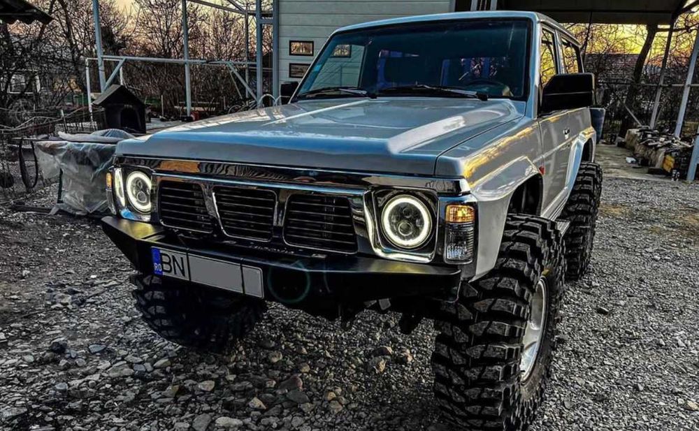 Bara Fata cu suport de troliu Nissan Patrol Y60 Noua