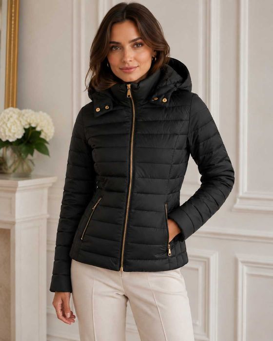 Massimo dutti %100 естествен пух размер xs