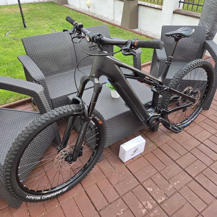 Bicicleta 29 electrica CUBE STEREO ONE44 Full Suspensie FOX~800Wh~Bosch CX~0 km~delimitat 32h~Carbon/1x12/Gen5/XT/Magura/XL/Dropper