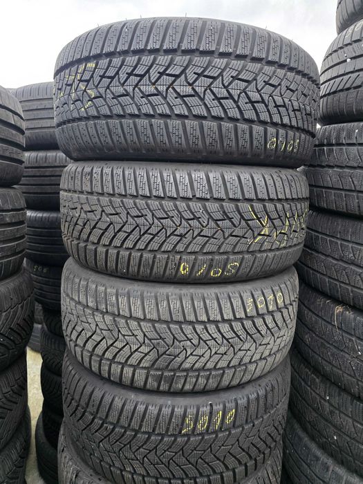4бр Като нови зимни гуми 225 45 17 - Dunlop