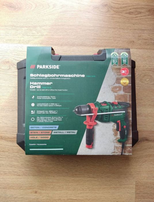 Ударна бормашина PARKSIDE PSBM 750 B3 с гаранция