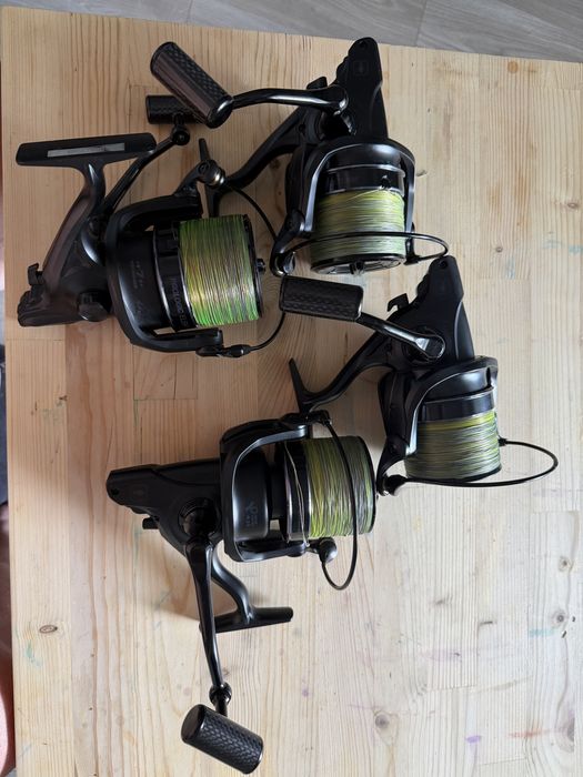 4x mulinete crap Prologic Element 8000 FD – set complet, garanție