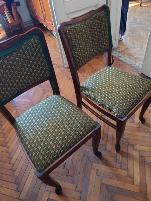 Set 4 scaune tapițate pt recondiționare