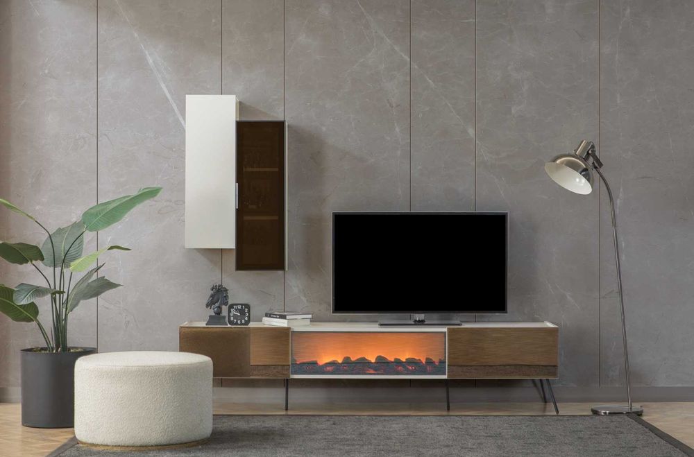 Секция BRONZE  с декоративна камина