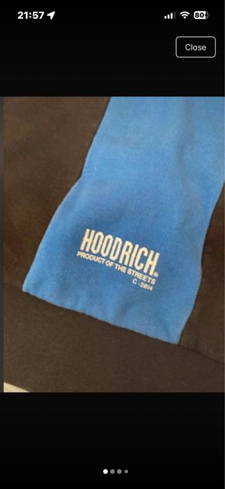 Bluza hoodrich marime s fit m unisex