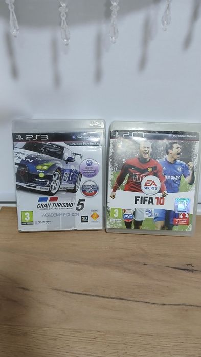 Диск Fifa 10 и Gran Turismo