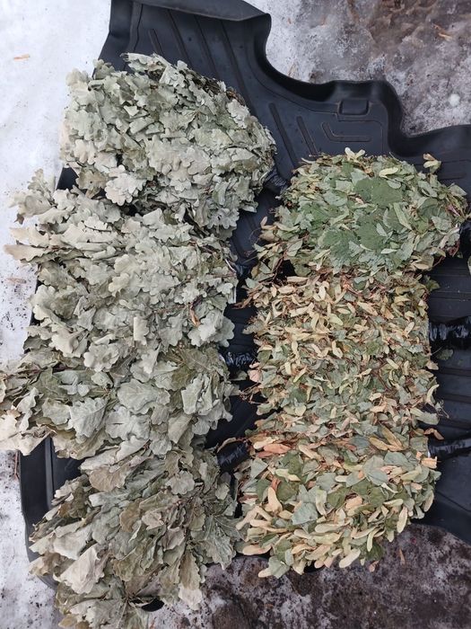 Веники банные липа, дуб, береза 1500