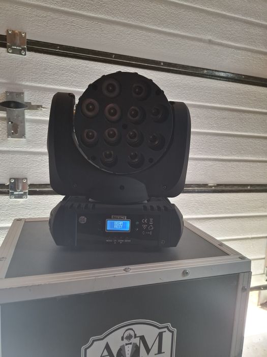 2 x Moving head led wash 12×12w