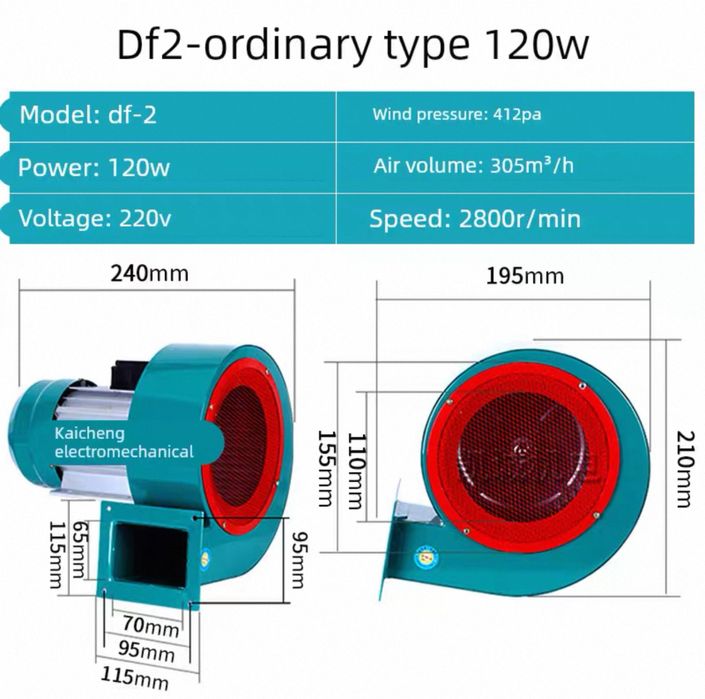 Промвентилятор  Вентиялтор поддув