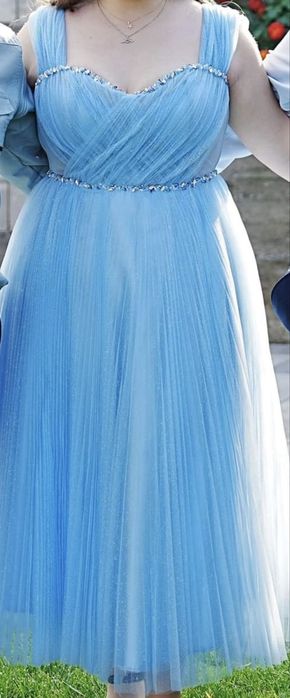 Светлосиня рокля