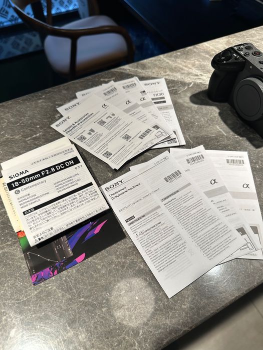 Sony fx30 Cinema line