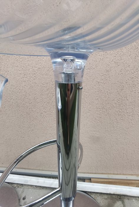 Scaune de bar transparent Aria cu defecte