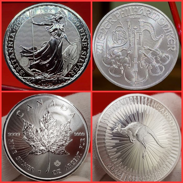 Monede acumulare argint 999 oferta