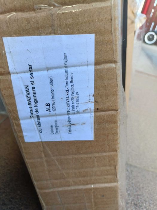 Pătut nou cu saltea de calitate.