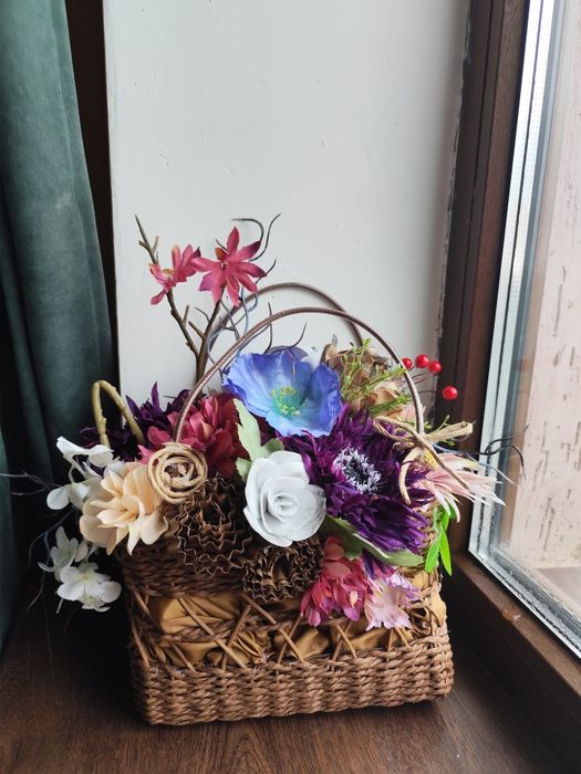 Корзина поделка  20*40 см