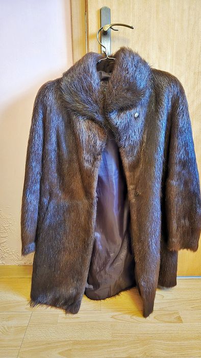 Palton femei, blană eco Tissavel XXL – stare foarte bună