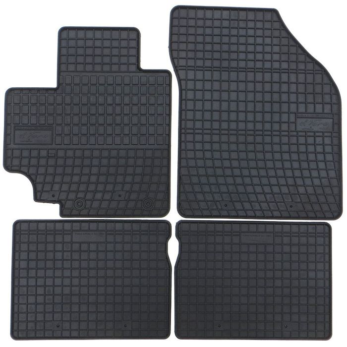Set covorase auto din cauciuc Suzuki Celerio 2014-, presuri BestAutoVest, negre, 4 buc