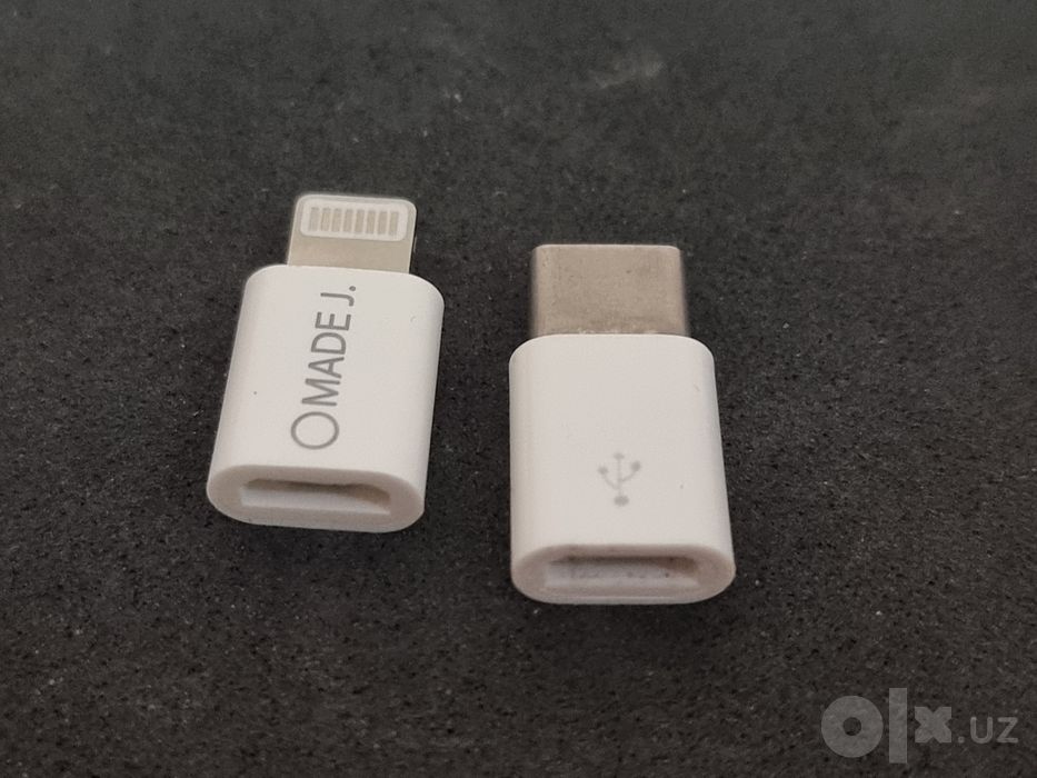 переходники  MicroUSB-Type MicroUSB-Lightning (Apple 8Pin)