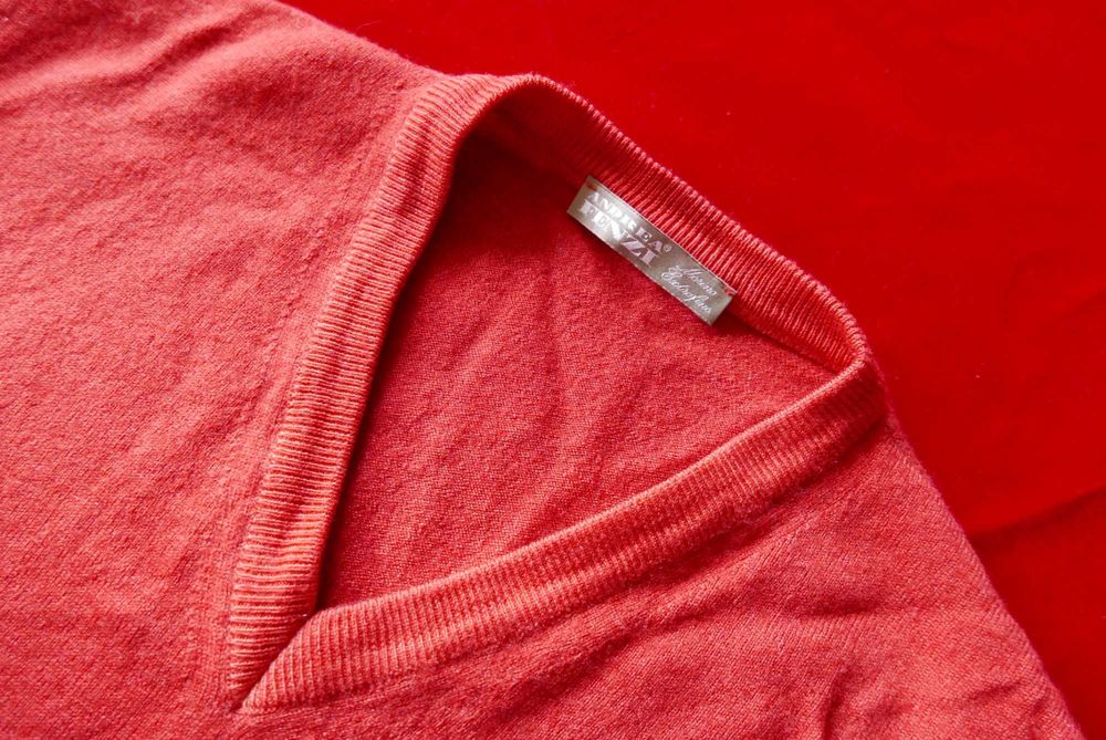 Pullover Andrea Fenzi - lana merino - M - (150EURO nou)